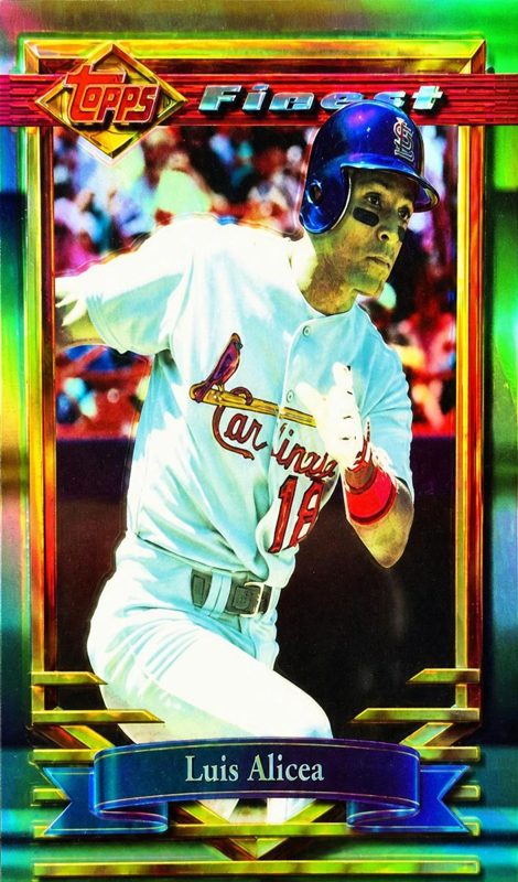 Luis Alicea, 1994 Topps Finest Baseball