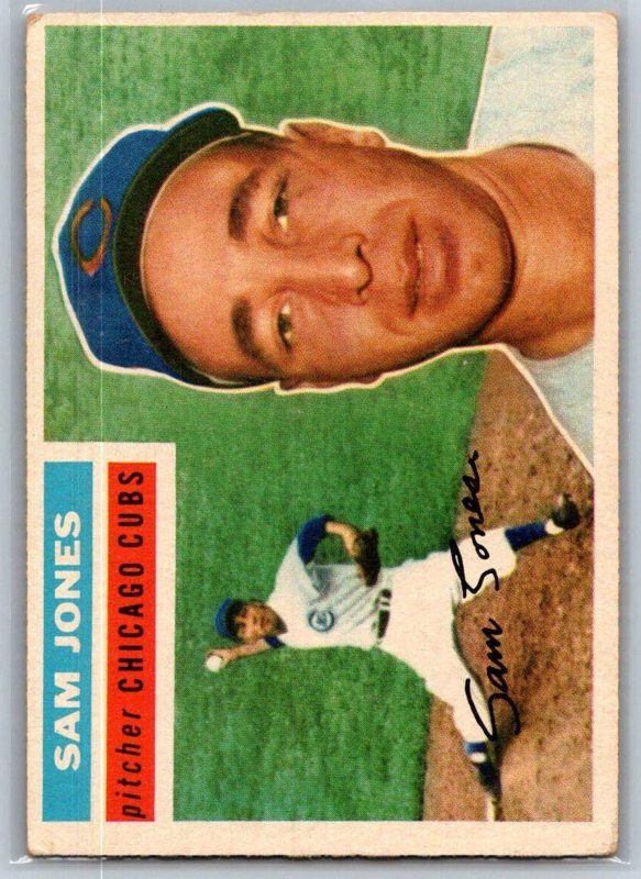 Sam Jones, 1956 Topps Baseball