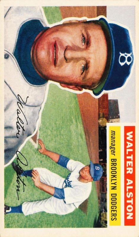 Walt Alston, 1956 Topps Baseball