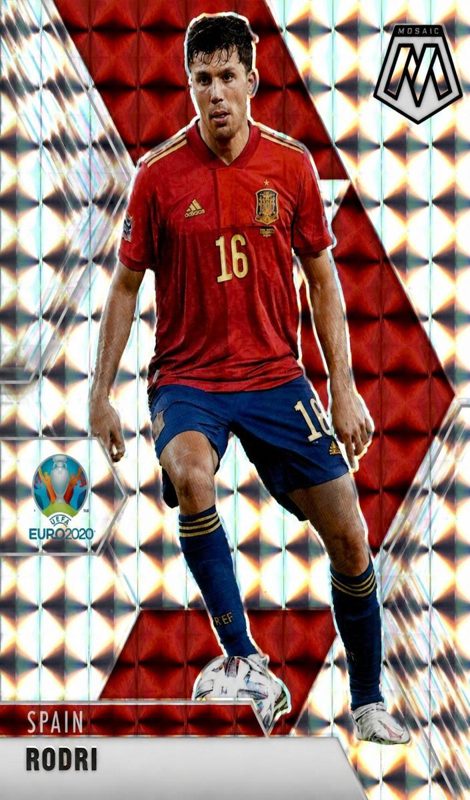 Rodri, 2020 Panini Mosaic Euro Soccer
