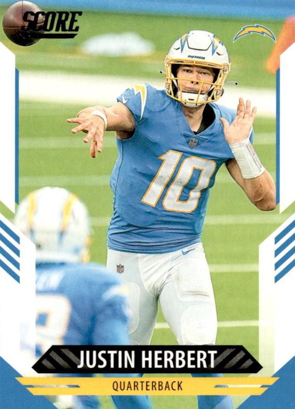 Justin Herbert, 2021 Panini Score Football