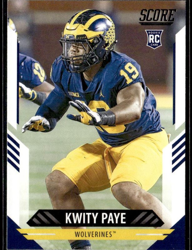 Kwity Paye, 2021 Panini Score Football