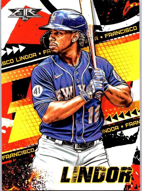 Francisco Lindor, 2022 Topps Fire Baseball