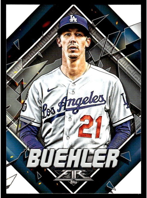 Walker Buehler, 2022 Topps Fire Baseball