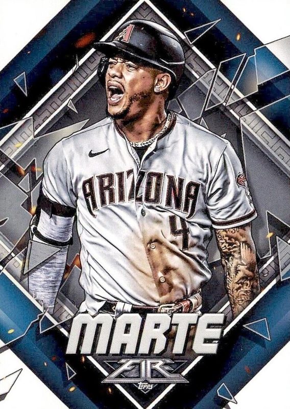 Ketel Marte, 2022 Topps Fire Baseball