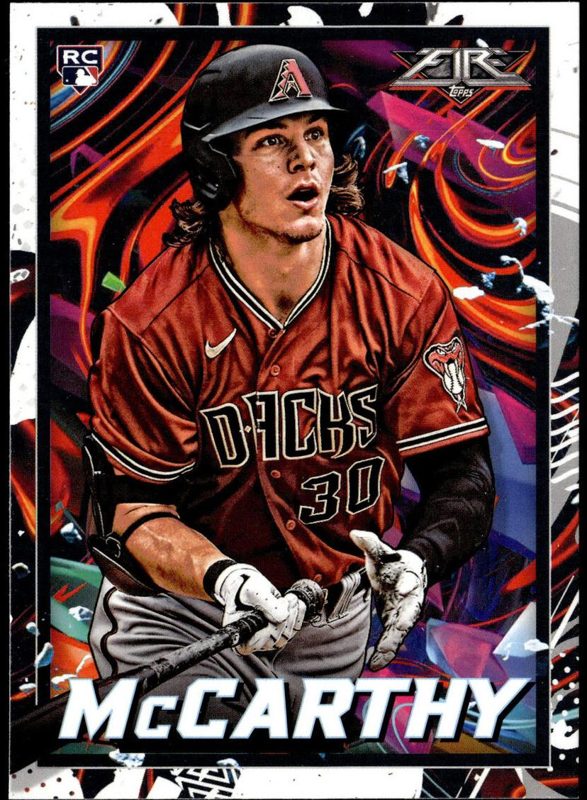 Jake McCarthy, 2022 Topps Fire Baseball