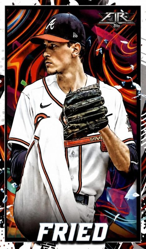 Max Fried, 2022 Topps Fire Baseball