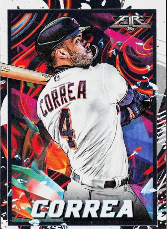 Carlos Correa, 2022 Topps Fire Baseball