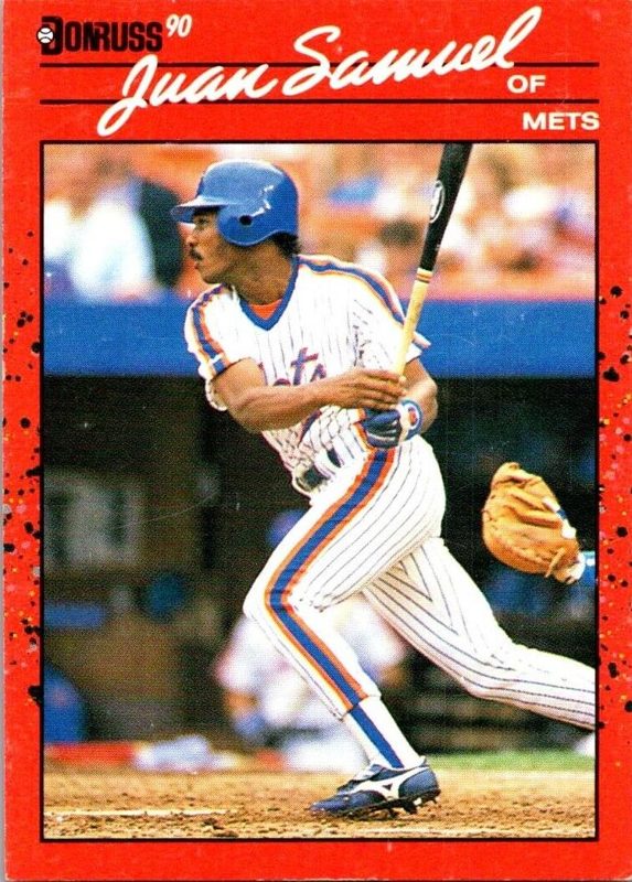 Juan Samuel, 1990 Donruss Baseball