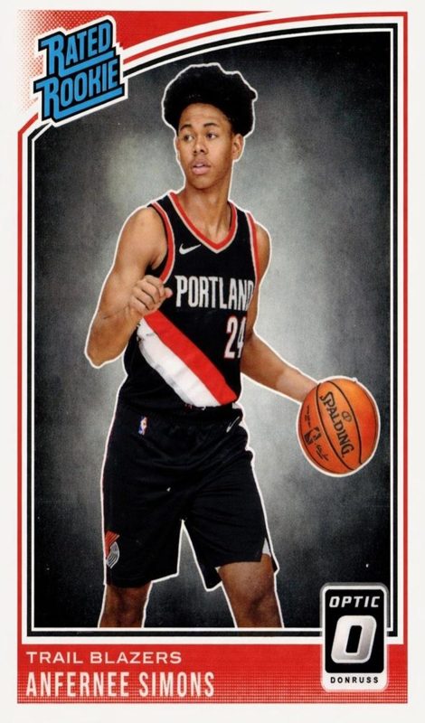 Anfernee Simons, 2018 Donruss Optic Basketball
