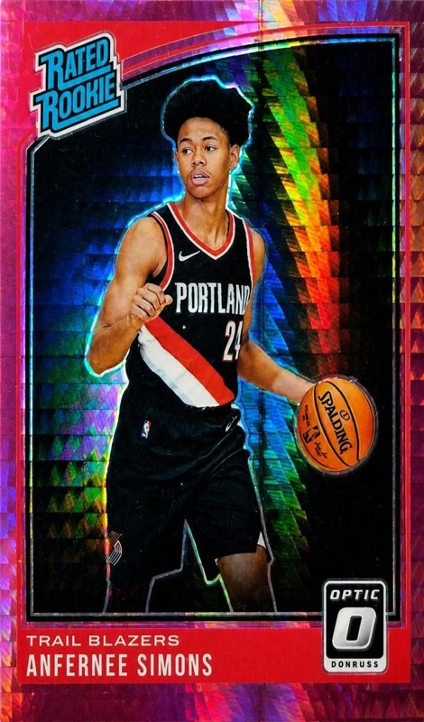 Anfernee Simons, 2018 Donruss Optic Basketball