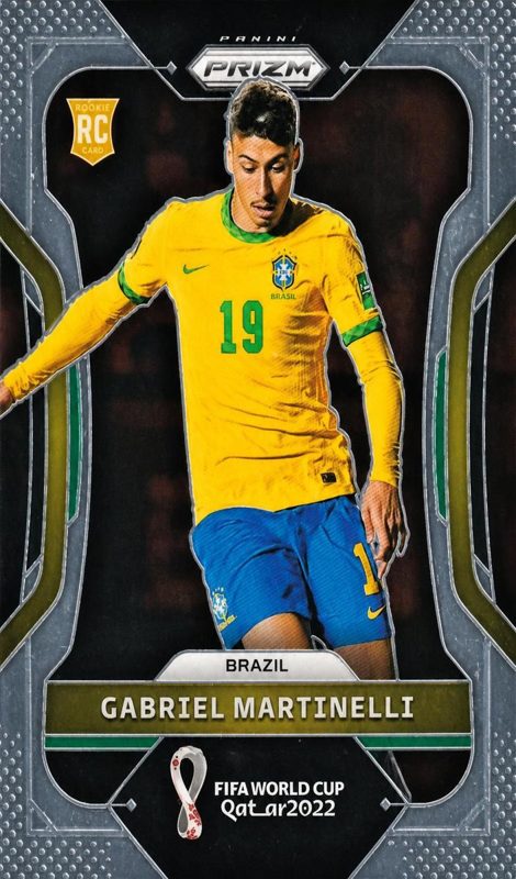 Gabriel Martinelli, 2022 Panini Prizm FIFA World Cup Qatar Soccer