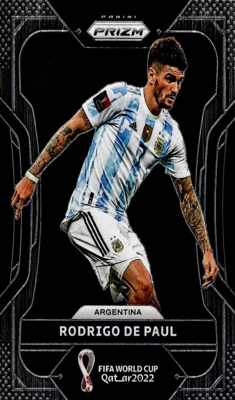 Rodrigo de Paul, 2022 Panini Prizm FIFA World Cup Qatar Soccer