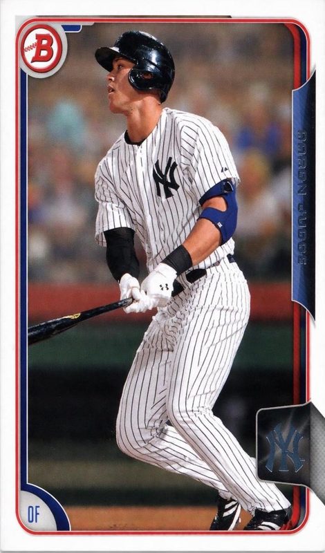Aaron Judge, 2015 Bowman Draft Baseball