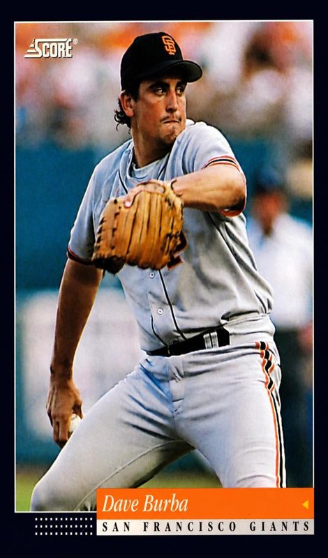Dave Burba, 1994 Score Baseball