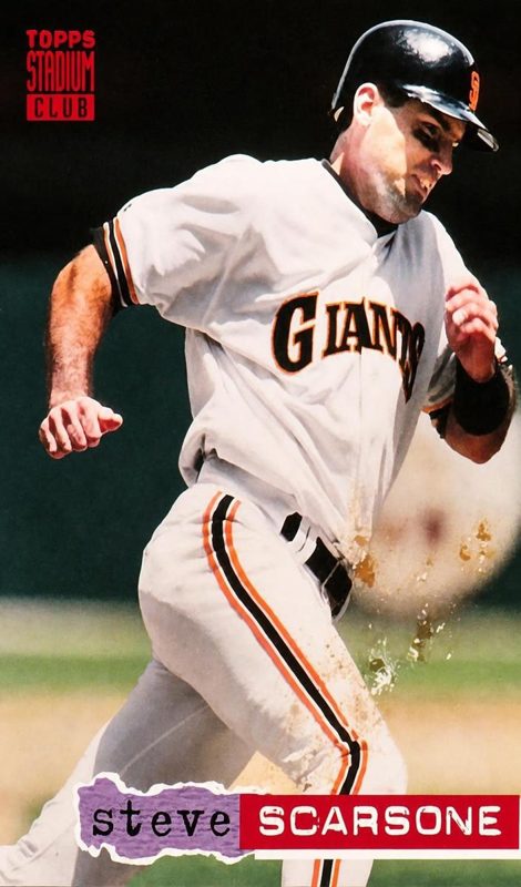 Steve Scarsone, 1994 Topps Stadium Club Baseball
