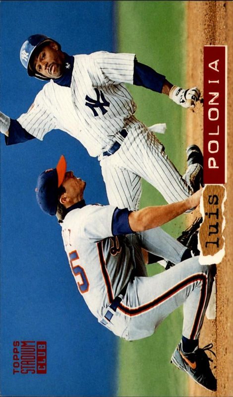Luis Polonia, 1994 Topps Stadium Club Baseball