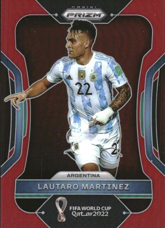 Lautaro Martinez, 2022 Panini Prizm FIFA World Cup Qatar Soccer