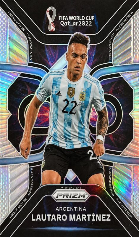 Lautaro Martinez, 2022 Panini Prizm FIFA World Cup Qatar Soccer