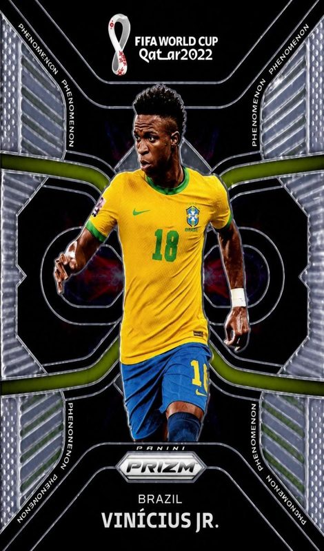 Vinicius Jr., 2022 Panini Prizm FIFA World Cup Qatar Soccer