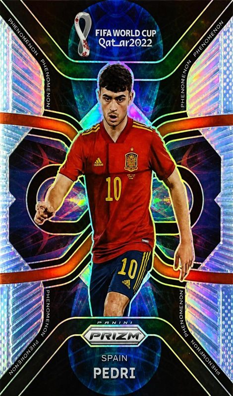 Pedri, 2022 Panini Prizm FIFA World Cup Qatar Soccer