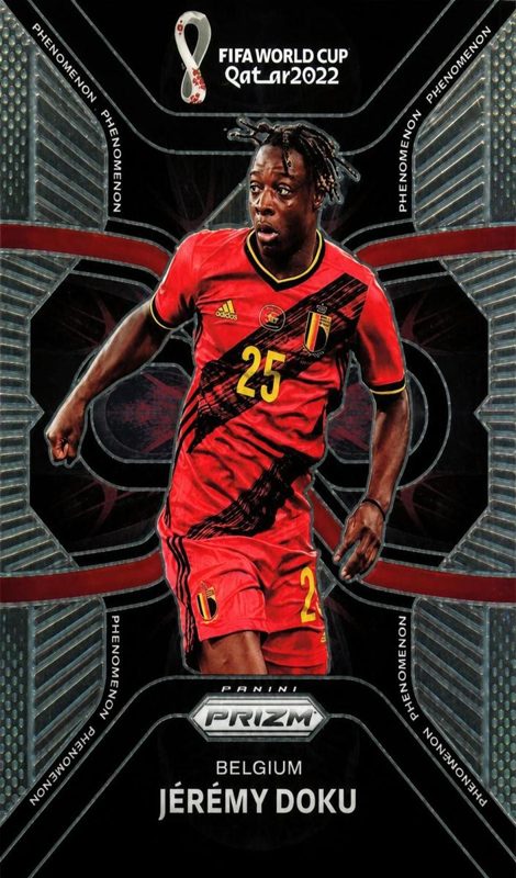 Jeremy Doku, 2022 Panini Prizm FIFA World Cup Qatar Soccer