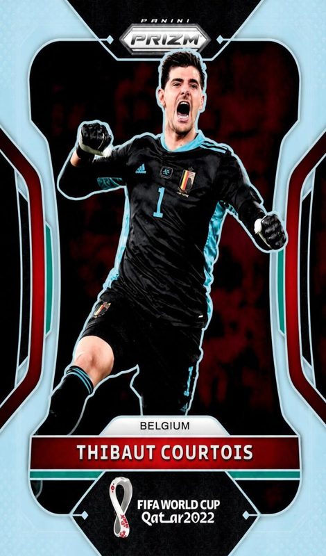 Thibaut Courtois, 2022 Panini Prizm FIFA World Cup Qatar Soccer