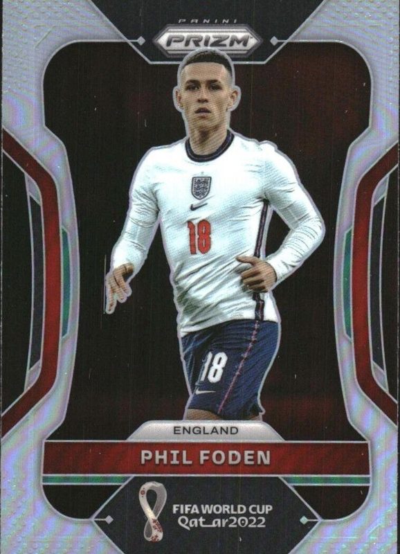 Phil Foden, 2022 Panini Prizm FIFA World Cup Qatar Soccer