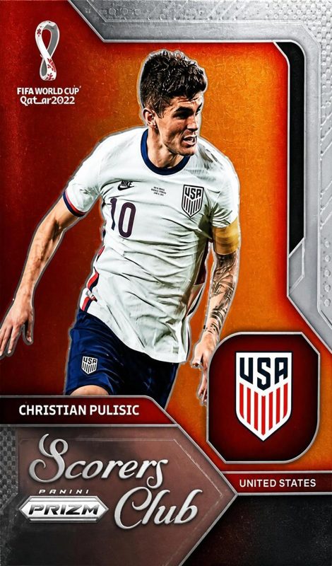 Christian Pulisic, 2022 Panini Prizm FIFA World Cup Qatar Soccer