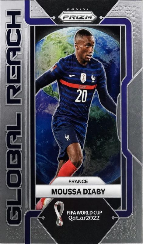 Moussa Diaby, 2022 Panini Prizm FIFA World Cup Qatar Soccer