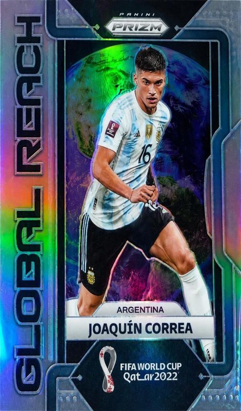 Joaquin Correa, 2022 Panini Prizm FIFA World Cup Qatar Soccer