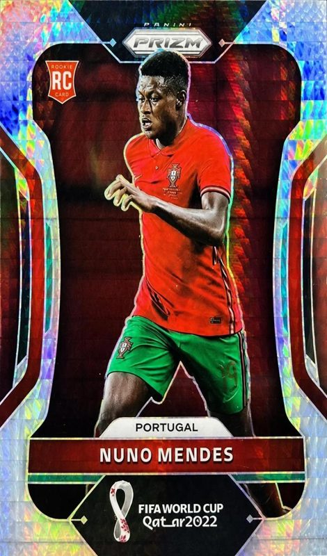 Nuno Mendes, 2022 Panini Prizm FIFA World Cup Qatar Soccer