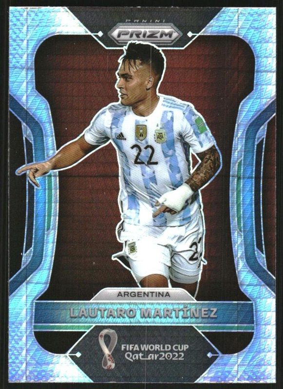 Lautaro Martinez, 2022 Panini Prizm FIFA World Cup Qatar Soccer