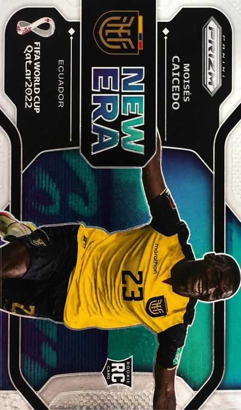 Moises Caicedo, 2022 Panini Prizm FIFA World Cup Qatar Soccer