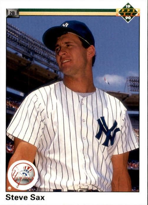 Steve Sax, 1990 Upper Deck Baseball