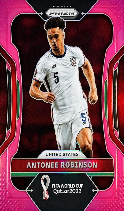 Antonee Robinson, 2022 Panini Prizm FIFA World Cup Qatar Soccer