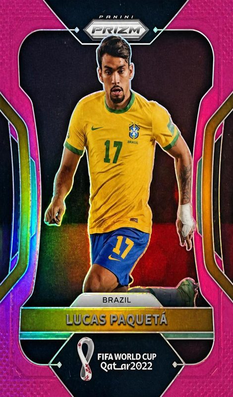 Lucas Paqueta, 2022 Panini Prizm FIFA World Cup Qatar Soccer