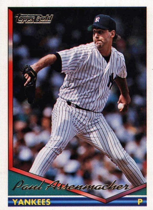 Paul Assenmacher, 1994 Topps Baseball