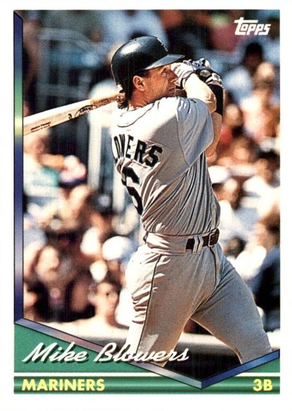 Mike Blowers, 1994 Topps Baseball