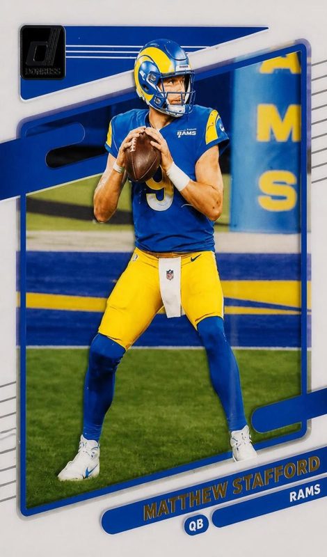 Matthew Stafford, 2021 Panini Clearly Donruss Football