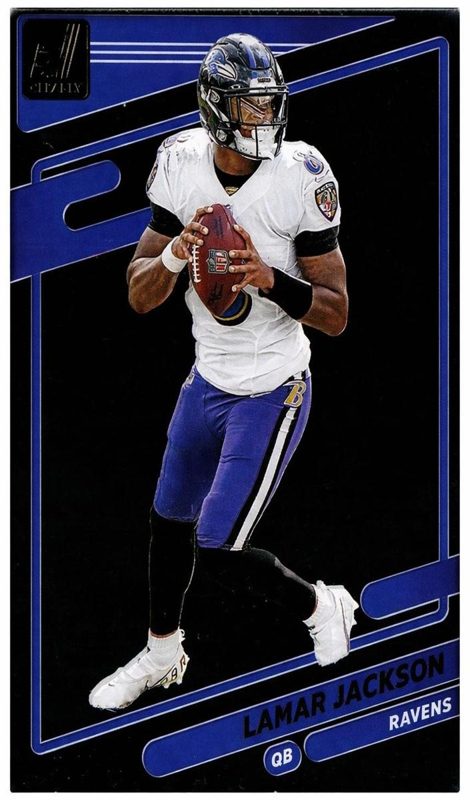 Lamar Jackson, 2021 Panini Clearly Donruss Football
