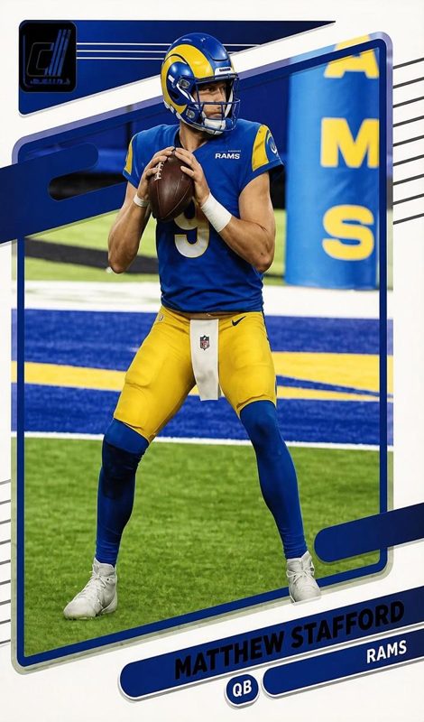 Matthew Stafford, 2021 Panini Clearly Donruss Football