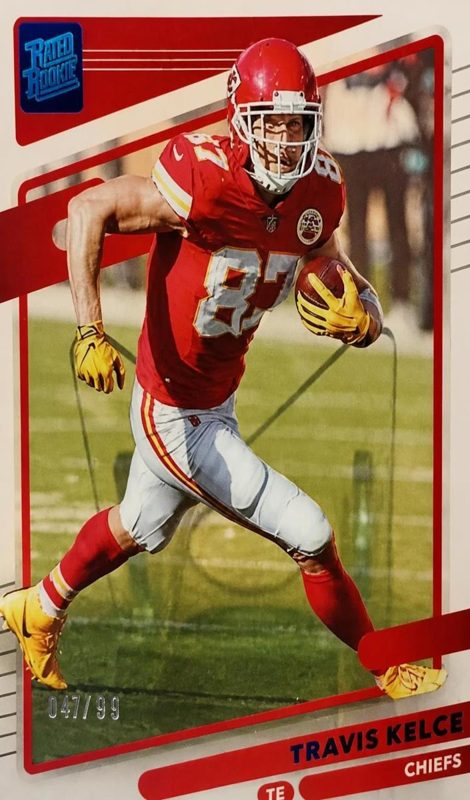Travis Kelce, 2021 Panini Clearly Donruss Football