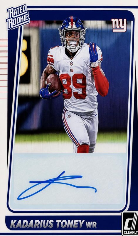Kadarius Toney, 2021 Panini Clearly Donruss Football