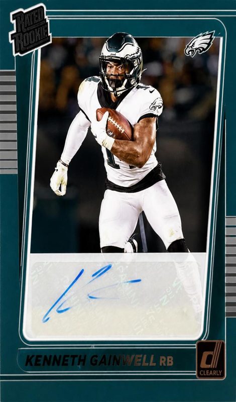 Kenneth Gainwell, 2021 Panini Clearly Donruss Football