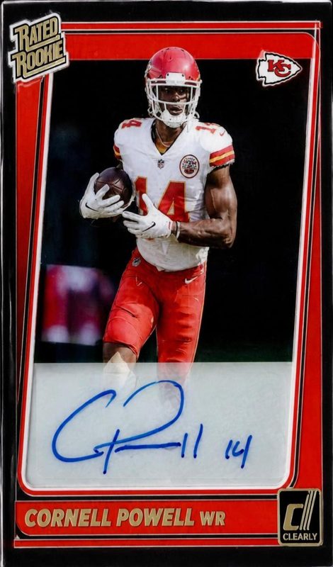 Cornell Powell, 2021 Panini Clearly Donruss Football