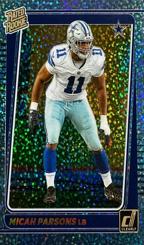 Micah Parsons, 2021 Panini Clearly Donruss Football