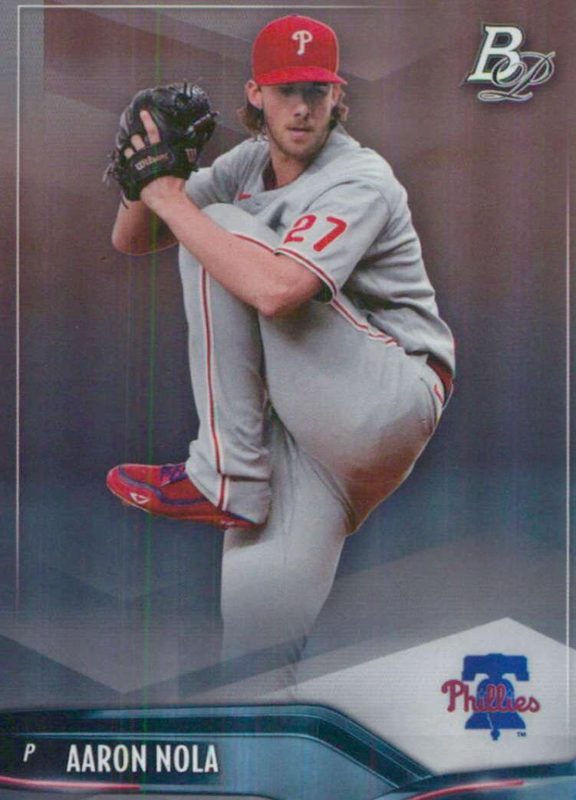 Aaron Nola, 2021 Bowman Platinum Baseball