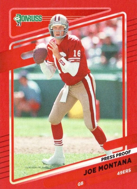 Joe Montana, 2021 Panini Donruss Football