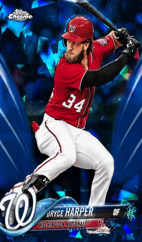 Bryce Harper, 2018 Topps Chrome Sapphire Baseball